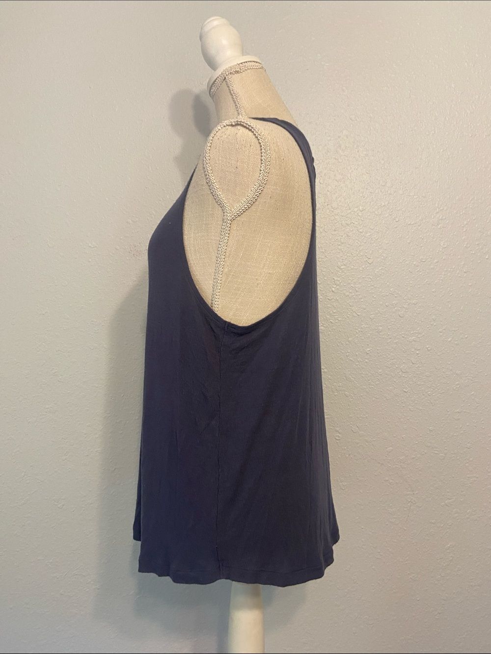 Athleta Blue Well Rested Rib Sleep Tank Size Small - Picture 2 of 6
